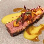 ラ シャンス - 鴨の低温調理　長崎びわのマリアージュ