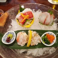 かに道楽 横浜店 - たらば蟹のお刺身　　一番美味しいです