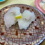 スーパー回転寿司ミラクルあおば - カワハギ肝付き