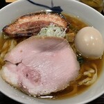 Mem Mitsu I - 醤油¥1050+味玉¥150 中太手揉み麺