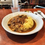 ムーンボウ - 茄子と挽肉のカレー