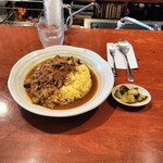 ムーンボウ - 茄子と挽肉のカレー