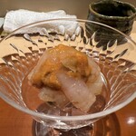 銀座 しのはら - ブランデー醤油漬けの甘海老