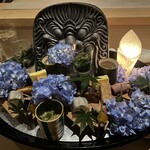 銀座 しのはら - 邪気祓いの鬼瓦八寸