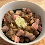 塩そば 時空 - チャーシュー丼
