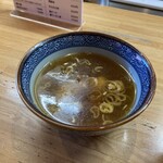 支那そば なかじま - つけ汁　醤油