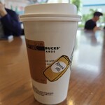 STARBUCKS COFFEE - ノンアイス・ミルク多め、アーモンドミルクに変更♬ギフトカードありがとう！！！