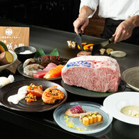 【期間限定】神戸牛赤身とシーフードの鉄板焼きランチコース