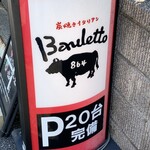 Bauletto 864 - 入口看板