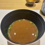 すし 福寿 - 白身の赤出汁！