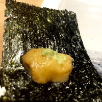 すし 福寿 - 塩水雲丹！