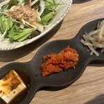 肉匠 暖 - 定食に付いてくる、サイド・サラダ