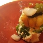 華丸吉日 - ゆば菜花と雲丹の取り合わせ26.3.15