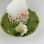 レストランぶどうの森 レ・トネル - 毛蟹も旬