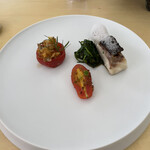 レストランぶどうの森 レ・トネル - 銀鱈と2種のトマト