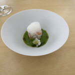 レストランぶどうの森 レ・トネル - 旬のグリーンピース