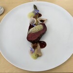 レストランぶどうの森 レ・トネル - アスパラガスと玉葱と木ノ子