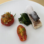 レストランぶどうの森 レ・トネル - トマトは煮物とコンフィ