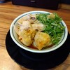 饂飩頑陣 - 料理写真:肉鶏天ねぎ増し