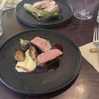 coci - ・大山鶏むね肉のポシェ　フランボワーズ
                      　マスタードソース
                      ・鴨胸肉の低温調理　カカオソース