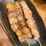 串焼き BEANS - 豚バラ串、セセリ串