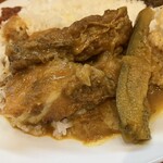 バングラキッチン西千葉 - ルイフィッシュカレーはじゃがいもとナス入りでした