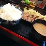 ごちとん - 日替わりランチ、今日は塩タン定食でした