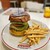 CHUNK BURGER STAND - 料理写真:「アボガドチーズバーガー」1760円。店主もラブみたいです(笑)
