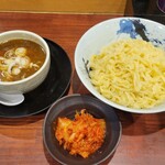 超多加水純手打ち麺 仁しむら - キムチもつけて