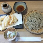 江戸そば マルノ - ヤリイカ天もり