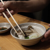 青山鮨孝 - タイの酒蒸し