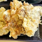 かばと製麺所 - かしわ盛(3個)450円