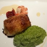 OSTERIA L'AURA - ランチコース、鯛のパイ包焼き