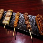 鶏料理 葛羅 - 料理写真:厳選若鶏5本盛