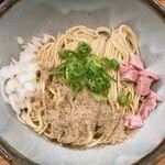 麺童豊香 - 煮干和え麺　350円