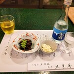 大黒屋 - 生酒ときも焼と数の子わさび和え