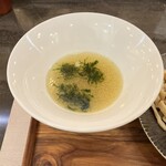 MENSHO - 202406  挽き立て小麦麺ともち餅麺の弍色つけ麺