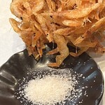 魚料理 あのの - 桜エビのかき揚げ