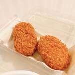 持ち帰りカレー ニューデリー - クリームコロッケ 140円×2コ
次は、手仕込みチキンカツを( ；∀；)