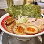 自家製太打麺 勢拉 稲毛店 - ☆魚介系濃厚スープ　旨そう　味玉旨そう！