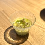 レスピラシオン - ⑤ズッキーニと山ヨモギのフラン