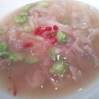 中国料理 四川 - 牛アキレス腱とソラ豆の酸辣塩味煮込み 
                
                
                