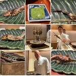 銀座 しのはら - 鮎食べ比べ