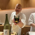 銀座 しのはら - 大将目つぶってた　ごめんなさい