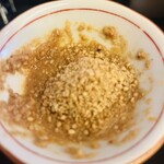 山玄茶 - 胡麻たっぷりの生姜ポン酢♥️