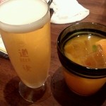 媛 故郷味の旅 - 正岡リンゴビア＆伊予かん粒入りジュース