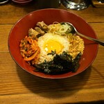 王龍ラーメン - ビビンバ丼(*‘ω‘ *)