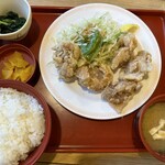 ジョイフル - ジョイフル塩唐揚げ定食 548円