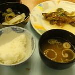 かんぽの宿 草津 - 2010.7.29 ご飯 & 味噌汁 / 吸い物 & 鮎の甘露煮