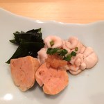 蛇の目鮨 - あん肝・白子